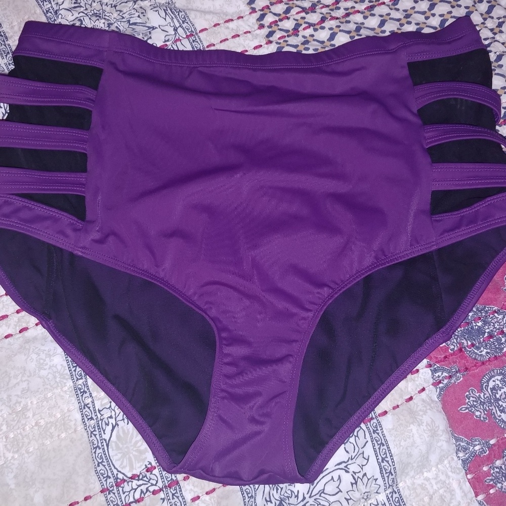 Torrid High Waisted Swim Bottom